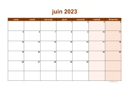 calendrier juin 2023 06