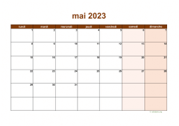calendrier mai 2023 06