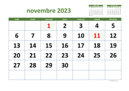 calendrier novembre 2023 03
