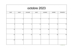 calendrier octobre 2023 05