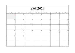 calendrier avril 2024 05