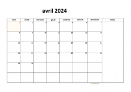 calendrier avril 2024 08