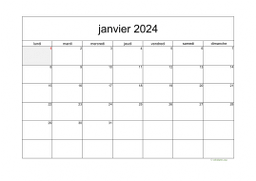 calendrier janvier 2024 05