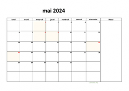 calendrier mai 2024 08