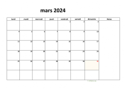 calendrier mars 2024 08