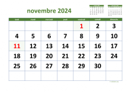 calendrier novembre 2024 03