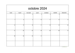calendrier octobre 2024 05
