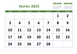 calendrier février 2025 03