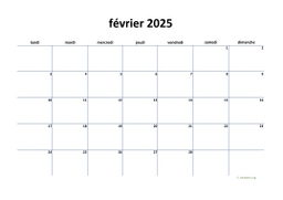 calendrier février 2025 04