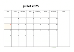 calendrier juillet 2025 08