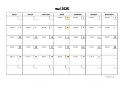 calendrier mai 2025 01