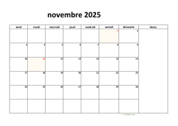 calendrier novembre 2025 08
