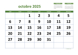 calendrier octobre 2025 03