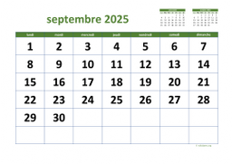 calendrier septembre 2025 03