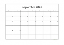 calendrier septembre 2025 05
