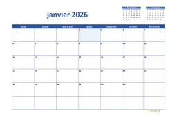 calendrier mensuel 2026 02