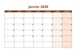 calendrier mensuel 2026 06