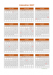 calendrier annuel 2027 06