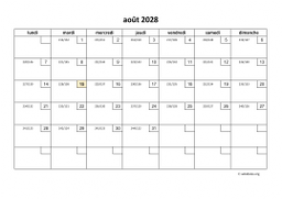 calendrier août 2028 01