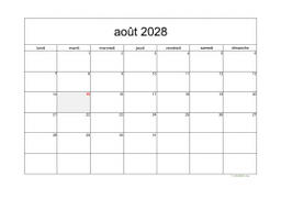 calendrier août 2028 05