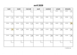 calendrier avril 2028 01