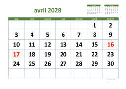 calendrier avril 2028 03