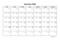 calendrier décembre 2028 01