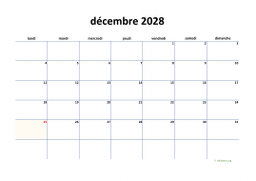 calendrier décembre 2028 04