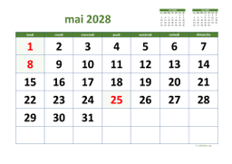 calendrier mai 2028 03