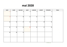 calendrier mai 2028 08