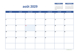 calendrier août 2029 02
