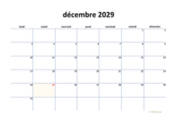 calendrier décembre 2029 04