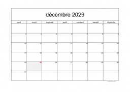 calendrier décembre 2029 05