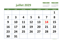 calendrier juillet 2029 03