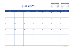 calendrier juin 2029 02