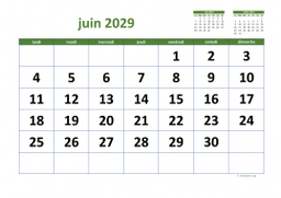 calendrier juin 2029 03