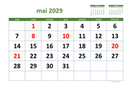 calendrier mai 2029 03