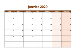 calendrier mensuel 2029 06