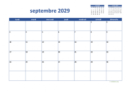 calendrier septembre 2029 02