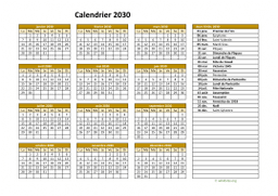calendrier annuel 2030 03