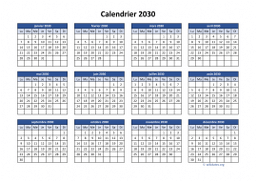 calendrier annuel 2030 04