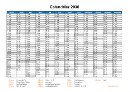 calendrier annuel 2030 08