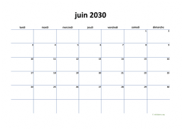 calendrier juin 2030 04