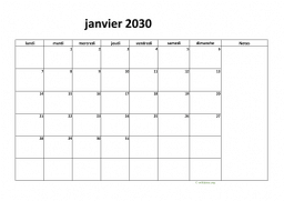 calendrier mensuel 2030 08