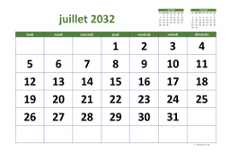 calendrier juillet 2032 03