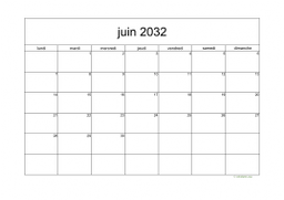 calendrier juin 2032 05