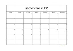 calendrier septembre 2032 05