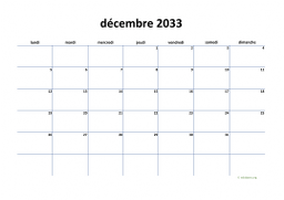 calendrier décembre 2033 04