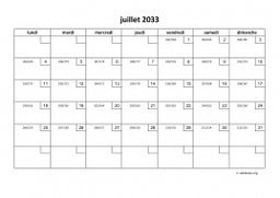 calendrier juillet 2033 01