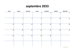 calendrier septembre 2033 04